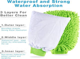 12 Pcs Car Wash Mitts - Chenille Microfiber Scratch Free Ultra Absorbent Sponge Cloths for Cars, V1259-DP01-A-5514