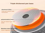 Nonstick Frying Pan Skillet 12-Inch Induction Compatible Fry Pan Chef's Pan for Omelets, Eggs & V1366-AZ2-W-11806
