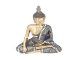 Buddha Ornament Resin Retro Small Decorative Desktop Sitting Buddha Statue for Home Office V1294-YM0715-3115210274811