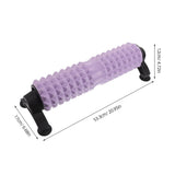 High Density Violet Foam Roller Massager for Back Muscle Relaxation and Pilates Workout V1369-AZ3-W-19135