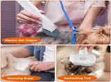 Dog Cat Grooming Vacuum Pet Scissors 6-In-1 Hair Removal Brush Pet Hair Adsorption V1107-135-66878