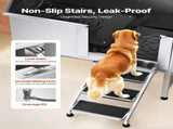 127 cm Dog Grooming Bath Tub Stainless Steel w Stairs Water Filter V952-BXGCWYG50CSL5T18XV0