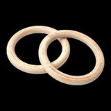 202mm Wooden Gymnastic Rings Olympic Gym Strength Training & Fitness V63-822591