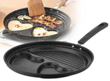 Nonstick Egg Frying Pan, 2-Egg Cavity & Griddle Design, Cup Griddle with Heat-Resistant Handle, V1366-AZ2-W-20824