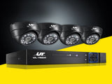 UL-TECH 1080P Security Camera System 4CH DVR with 4 CCTV Dome Cameras CCTV-4C-4D-BK