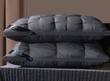 Dark Grey Luxury Adjustable Bed Pillow Set - Hotel Quality Down Alternative for Ultimate V888-ELOSUNG36033