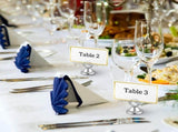 24 Pcs Table Number Holders Wire Picture Holder Small Size Table Holders Tabletop Metal Place V1366-AZ2-W-04086