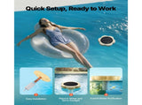 Solar Pool Ionizer, Petal Copper Pool Ionizer Up to 170343 L, Floating Automatic Water Cleaner and V952-TYNYCLZFSQDHQ59ZZ001V0