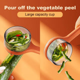 Kitchen Special Fruit Peeler with Box Storage, 2026 New Double-Sided Stainless Steel Multi-Function V1258-DP02-C-2488