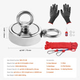 454 Kg Strong Fishing Magnet Kit Double-Sided Pull Force Rope Carabiner V952-CXDYTZ3JTSM18MVVCV0