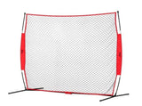 Barricade Backstop Net, 7x7 ft Ball Sports Barrier Netting, Portable Practice Equipment with Carry V952-DQW77YC00000P85CUV0