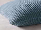 4 Pack Corduroy Pillow Covers Striped Decorative Cushion Cases for Sofa Living Room Fall Decor Grey V1237-ZY-924-205