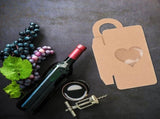 Brown Paper Wine Bottle Box, 50Pcs, Multi-Functional Storage for Home and Travel V1369-AZ3-W-18014