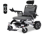 EQUIPMED Power Electric Wheelchair, Long Range, Airline Approved, Alloy, Remote Control, Lithium V219-HELWLCEQPKS8A