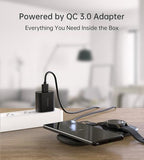 Choetech T570-S 2-in-1 Wireless Charger, 10W Max Wireless Charging Pad with Adapter for Galaxy Watch V28-ELECHOT570S