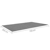 Weisshorn 7x2.5M Annex Matting 600GSM Floor Mats Hollow Design Mesh Caravan ANNEXE-MAT-7M-GREY