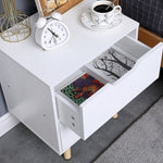 Wooden Bedside Table 2 Drawers Cabinet Storage Night Stand V63-834171