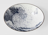 Ramen Bowl 24.5cm Hokusai Great Wave Design V637-C8141