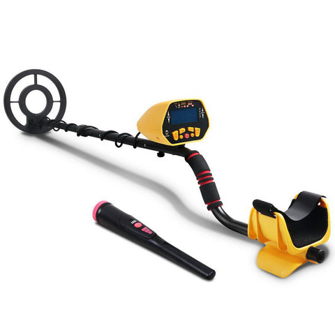 Metal Detector 180MM Deep Sensitive Waterproof Pinpointer Treasure Hunter Yellow MDETECTOR-C-2007-GC1028