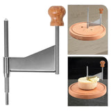 Cheese Curler Wheel, Stainless Steel Cheese Butter Chocolate Shaver for Restaurants, Cafes, Dessert V1192-AZ-W-17399