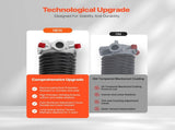 Garage Door Torsion Springs, Pair of 6.35 x 50.8 x 787 mmn, 16000 Cycles, Electrophoresis Black V952-CKMDH0250X2XWA4D1V0