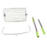 Tennis Ball Collector Roller Quick Rolling Picker Stainless Steel Multifunction Fruit Collector V1294-YM0901-3111250217612
