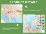 Silk Flower Wall Panel Multi Artificial Roses for Stylish Space V1192-AZ-W-26899