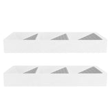 2PCS Drawer Organizer 3-Tier Spice Medicine Bottle Rack Tray Drawer Box for Cabinet Kitchen V1294-YM0901-3117200172411