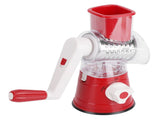 Hand Crank Vegetable Cutter Rotatable Fruit Grater Shredder Cutter Kitchen Accessory for HomeRed V1294-YM0901-3113210163611