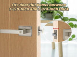 Door Handle Set Lever Privacy Function Square Satin Nickel V63-837401