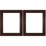 Canvas Floating Frame Coffee Wooden Wall Hanging Picture Frame V1369-AZ3-W-20846