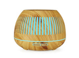 YX130 Essential Oil Diffuser 400ml Cool Mist Humidifier Wood Grain Aromatherapy Humidifier 7 Color V1294-YM0901-H34227LBR-EU