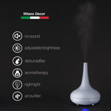 Milano Decor Ultrasonic Aroma Diffuser - Matt Grey colour: ABM-501190