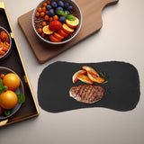 Elegant Black Natural Stone Charcuterie Platter Tray for Meat, Cheese, Sushi and Appetizers V1369-AZ3-W-19141