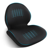 Car Seat Cushion with Lumbar Support Pillow - Memory Foam Driver Seat Cushion for Back & Sciatica V1107-800-62107-BLK