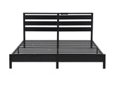 Artiss Bed Frame Double Size LED Metal Bed Base with Charging Station MBED-D-POR-D-BK-AB