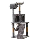 Furtastic 135cm Cat Tree Scratching Post - Silver Grey CAT-EJT-363-SGY