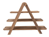 Wood 3 Tier Serving Tray Cupcake Display Rectangle Platter Wooden Farmhouse Tiered Tray V1294-YM0901-3118250062311