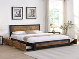 Levede Metal Bed Frame Double Mattress BFDR1047-D
