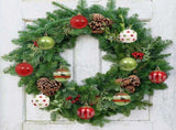 30PCS Christmas Ornaments Set, Shatterproof Plastic Christmas Balls in Red Green White for Christmas V1237-ZY00B0FM2BFQQT