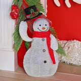 Christabelle 51cm Animated Snowman Christmas Display Multi-Colour LED Lights Xmas Decoration 112_SHE108