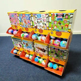 40X Geometric Translucent Dog Toy Capsules 50mm Collectible Gacha in Display Box V274-TOY-KN-F-GDOGTG-50