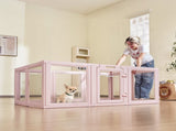 Dog Whelping Box, 1.54x1x0.6 m Plastic Dog Whelping Pen for Medium Sized Dogs, Waterproof V952-GYZXZJZJSLDCQPAG3001V0
