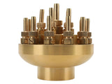 Fountain Nozzle Brass G2 Inch DN50 3 Tier Adjustable Column Water Fountain Nozzle Sprinkler Spray V1294-YM0901-3111240129511