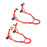 VEVOR Motorcycle Front & Rear Stand Lift 850lb Spoolift Paddock Swingarm Arm Red V952-YBSJZJHSTZ85ASDKKV0