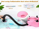 Electric Balloon Pump Double Nozzle Air Inflator for Balloons & Inflatable Beds V1263-JX-5523