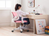 Kids Desk Chair - Children Office Study Seat with Footrest CILO - Pink V274-FT-OC-2615-FPK