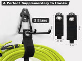Garage Hooks, 20-Pack Steel Accessories for Organization and Storage, Heavy Wall Mount Duty Hooks V1259-DP01-A-4585