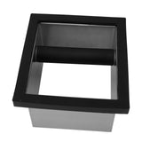 Coffee Knock Box Bottomless Stainless Steel Coffee Ground Knock Bin for Home Cafe Restaurant V1294-YM0901-3118240117111