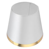 Fabric Lamp Shade European Style Modern Lampshade for E27 Table Lamp Floor Light SuppliesPX148 Gray V1294-YM0901-3119210143015